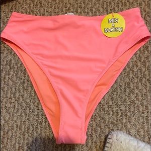 High waisted bathing suit bottoms